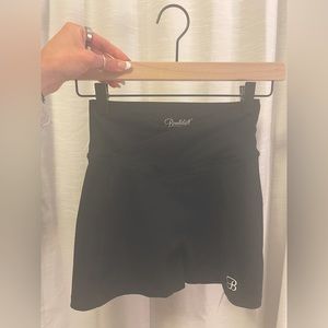 Bombshell Sportswear Black Athletic High-Waist Shorts